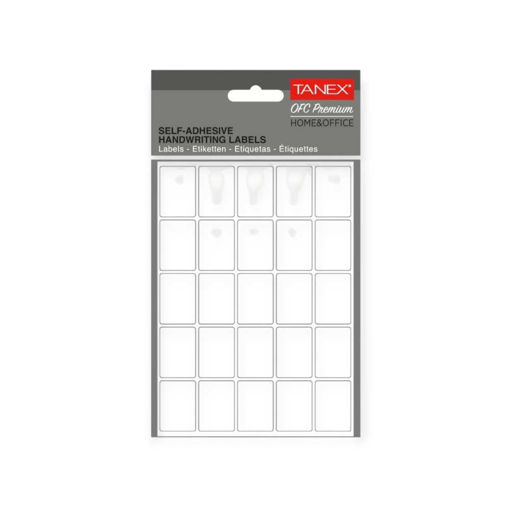 Picture of SELF-ADHESIVE LABELS WHITE 19X27MM 10 SHEETS
